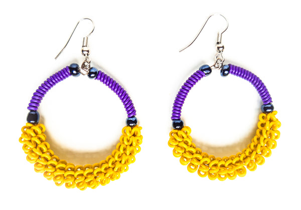 Scooby ribbed earrings (mixed colours)